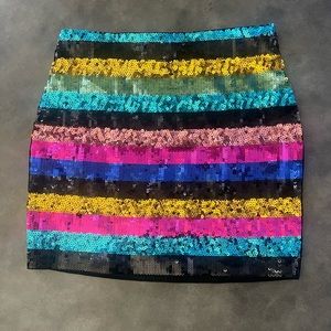 Like New Express sequin mini skirt